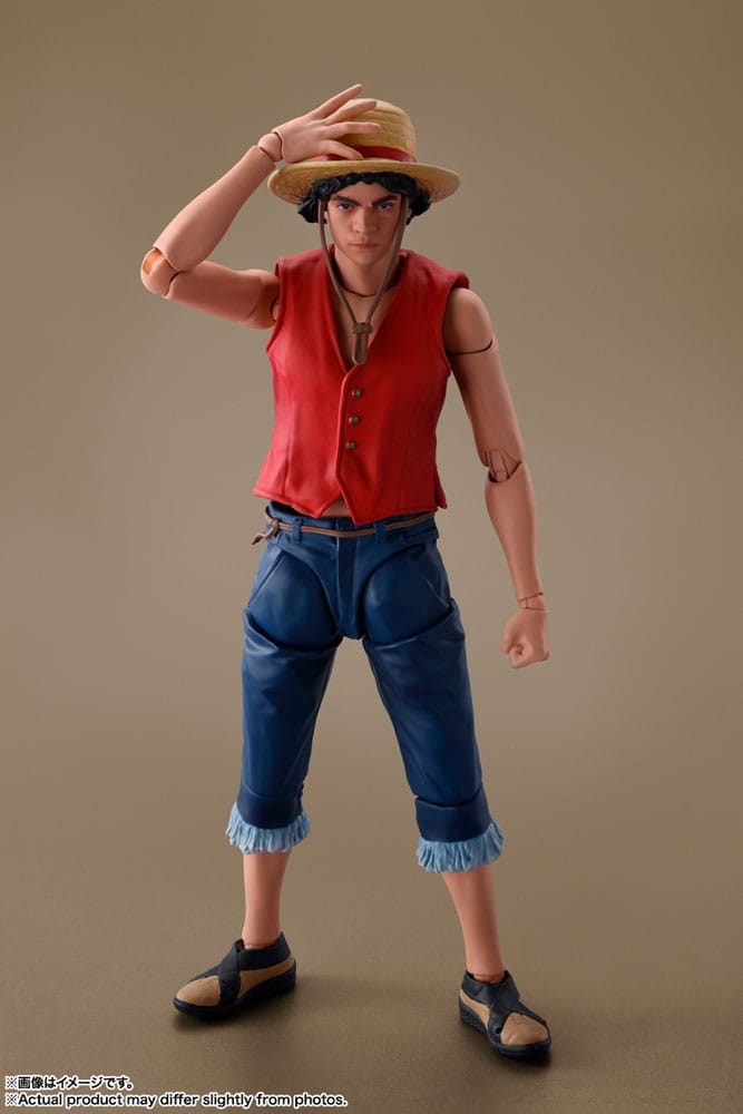 One Piece S.H. Figuarts Action Figure Monkey D. Luffy (Netflix) 14 cm 4573102657671