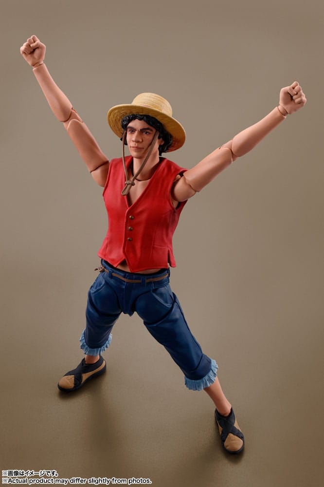 One Piece S.H. Figuarts Action Figure Monkey D. Luffy (Netflix) 14 cm 4573102657671