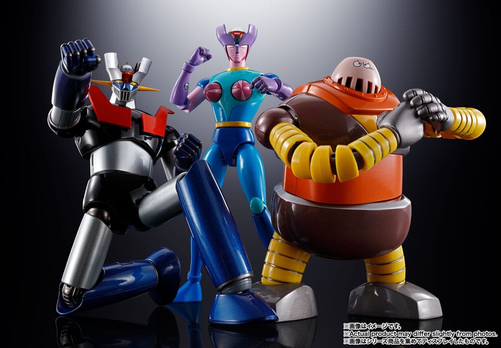 Great Mazinger Z Soul of Chogokin Diecast Action Figures GX-108 Rhein & GX-11R Dianan A Set 17 cm 4573102661920