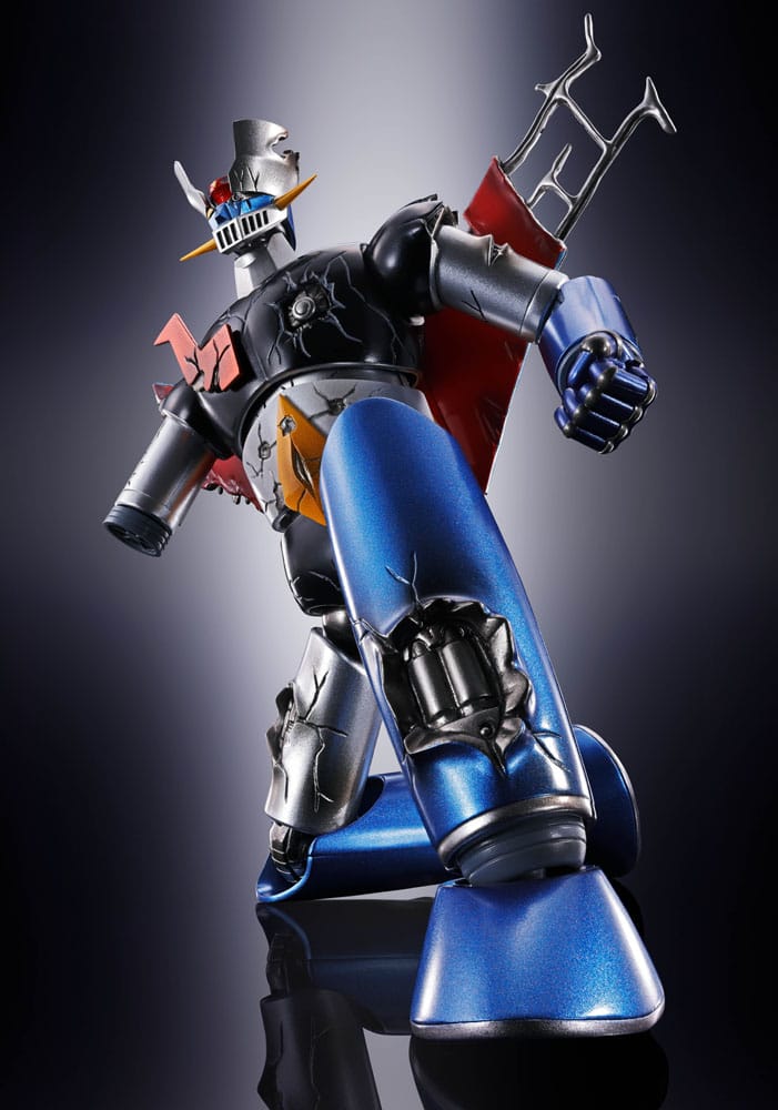 Great Mazinger Soul of Chogokin Diecast Action Figure GX-105D Great Mazinger Z Kakumei Shinka Damage Ver. 17 cm 4573102664822