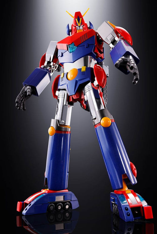 Super Electromagnetic Machine Voltes V Soul of Chogokin Diecast Action Figure GX50-SP Com-Battler V Chogokin 50th Anniversary Ver. 25 cm 4573102666048