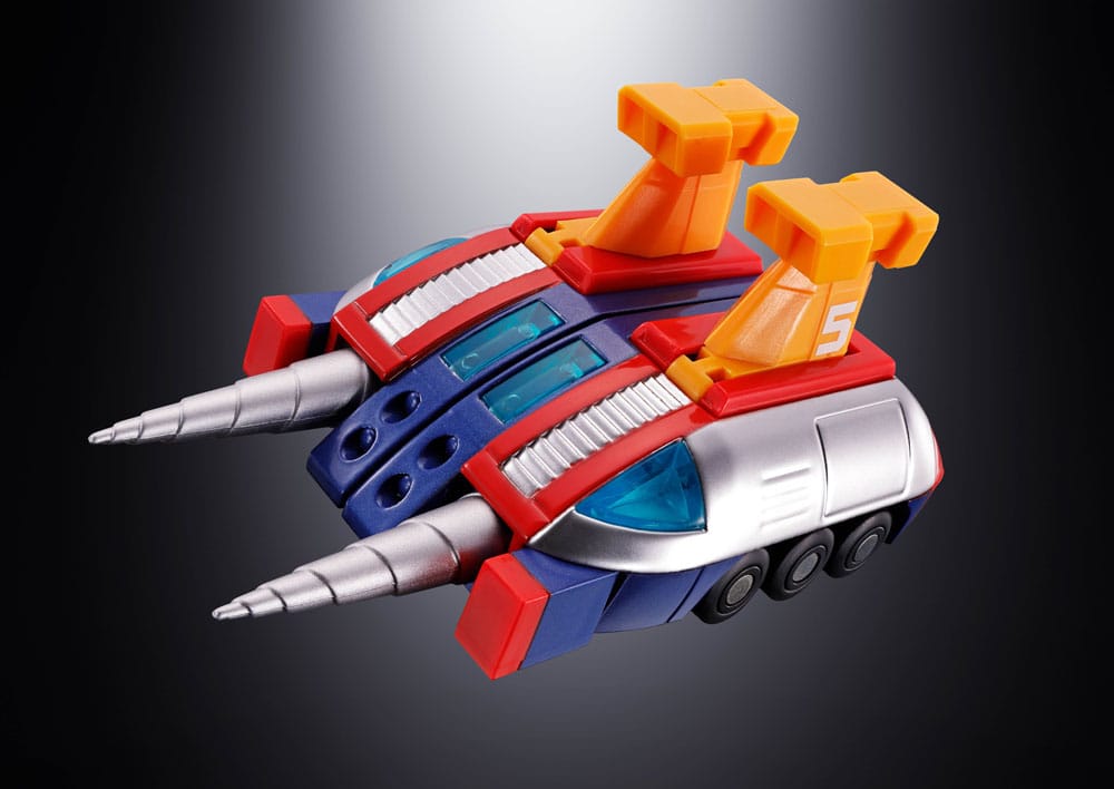 Super Electromagnetic Machine Voltes V Soul of Chogokin Diecast Action Figure GX50-SP Com-Battler V Chogokin 50th Anniversary Ver. 25 cm 4573102666048