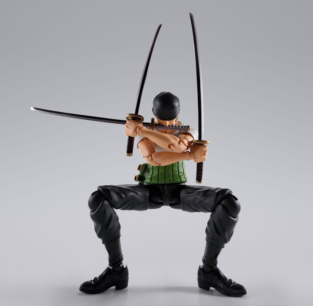 One Piece S.H.Figuarts Action Figure Roronoa Zoro Romance Dawn Ver. 15 cm 4573102666253