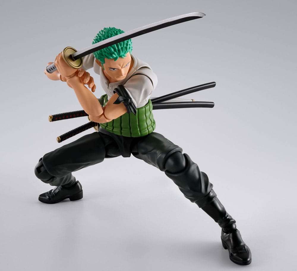 One Piece S.H.Figuarts Action Figure Roronoa Zoro Romance Dawn Ver. 15 cm 4573102666253