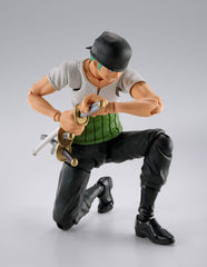 One Piece S.H.Figuarts Action Figure Roronoa Zoro Romance Dawn Ver. 15 cm 4573102666253