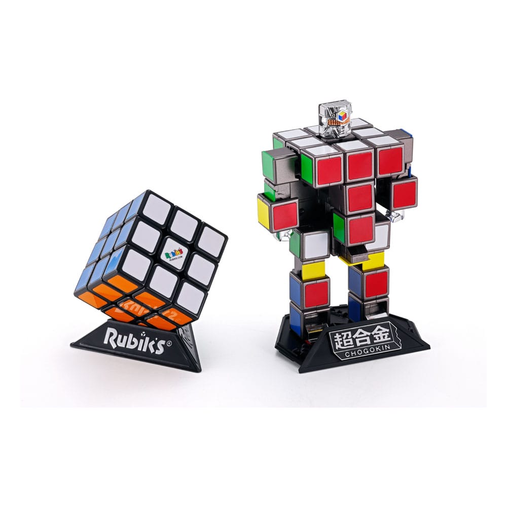 Rubik´s Cube Soul of Chogokin Diecast Action Figure Rubik´s Cube Robo 15 cm 4573102666529