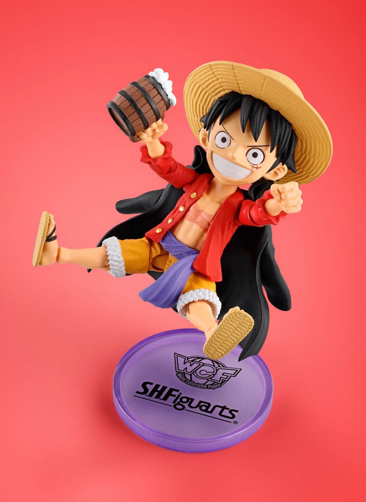 One Piece World Collactable Figures x S.H. Figuarts Action Figure Monkey D. Luffy 8 cm 4573102668127