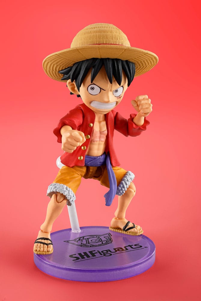 One Piece World Collactable Figures x S.H. Figuarts Action Figure Monkey D. Luffy 8 cm 4573102668127