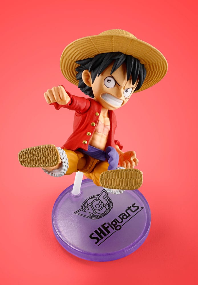 One Piece World Collactable Figures x S.H. Figuarts Action Figure Monkey D. Luffy 8 cm 4573102668127