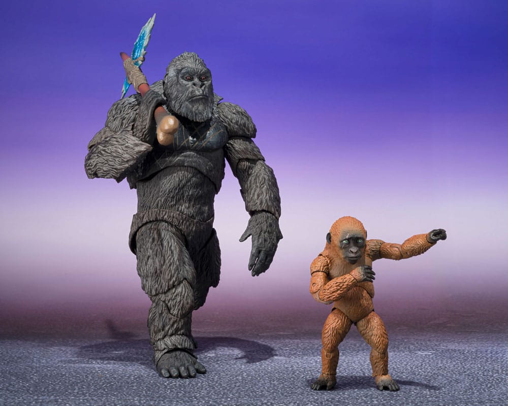 Godzilla x Kong: The New Empire S.H. Monster Arts Action Figures 2-Pack Suko & Mothra 4573102668677