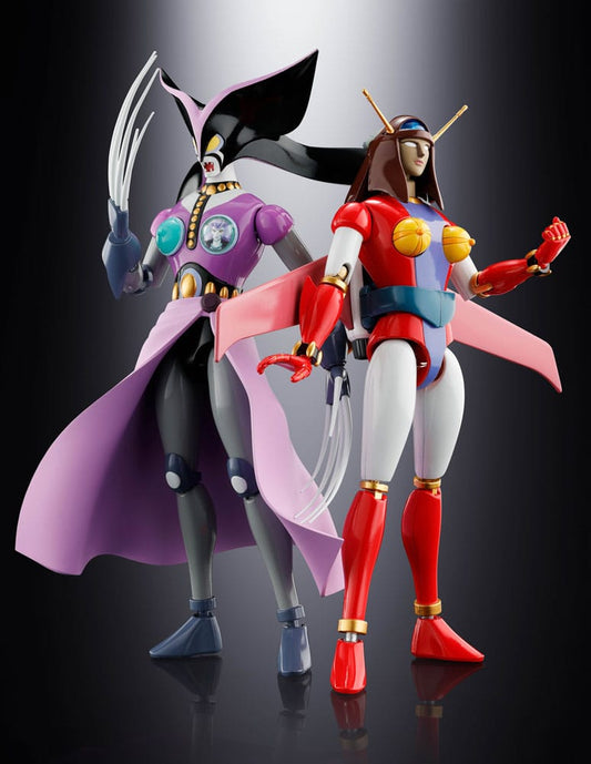 Great Mazinger Soul of Chogokin Diecast Action Figures GX-114 Janus & GX-12R Venus A Set 17 cm 4573102668820