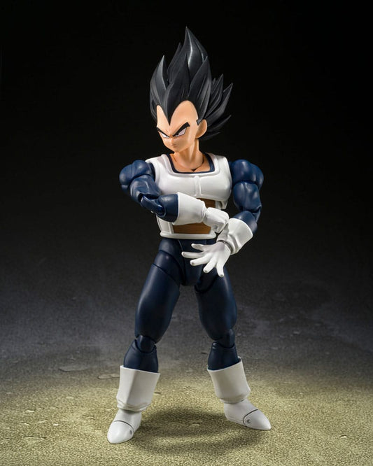 Dragon Ball S.H. Figuarts Action Figure Vegeta Old Battle Clothes 14 cm 4573102668950