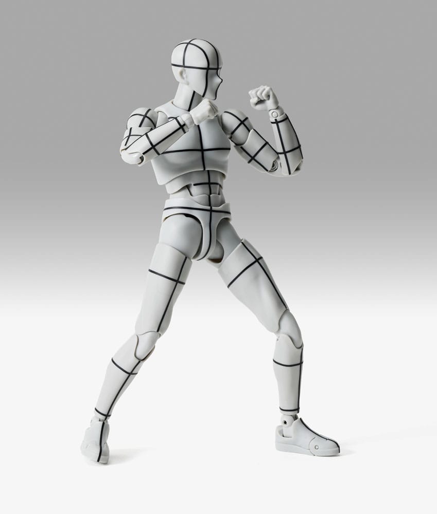 S.H.Figuarts Action Figure Body-Kun Sports Edition Wire Frame (Gray Color Ver.) 15 cm 4573102673077