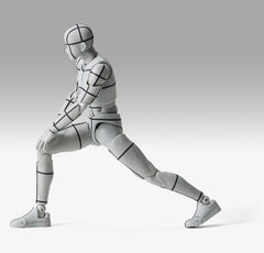 S.H.Figuarts Action Figure Body-Kun Sports Edition Wire Frame (Gray Color Ver.) 15 cm 4573102673077