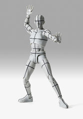 S.H.Figuarts Action Figure Body-Kun Sports Edition Wire Frame (Gray Color Ver.) 15 cm 4573102673077