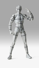 S.H.Figuarts Action Figure Body-Kun Sports Edition Wire Frame (Gray Color Ver.) 15 cm 4573102673077