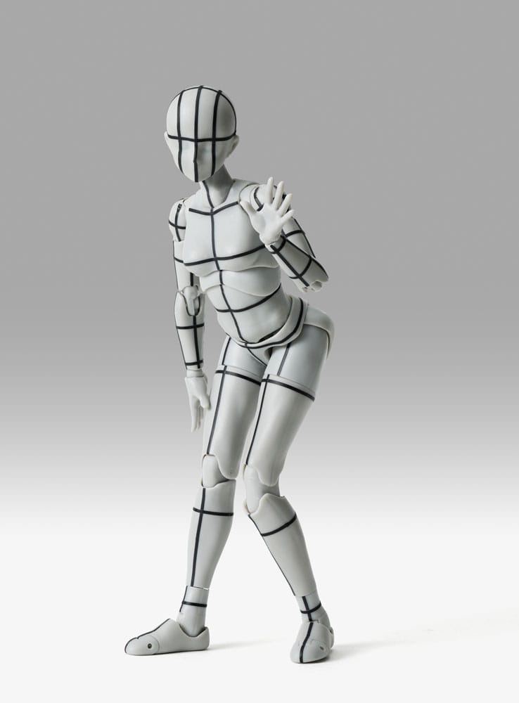 S.H.Figuarts Action Figure Body-Chan Sports Edition Wire Frame (Gray Color Ver.) 15 cm 4573102673084