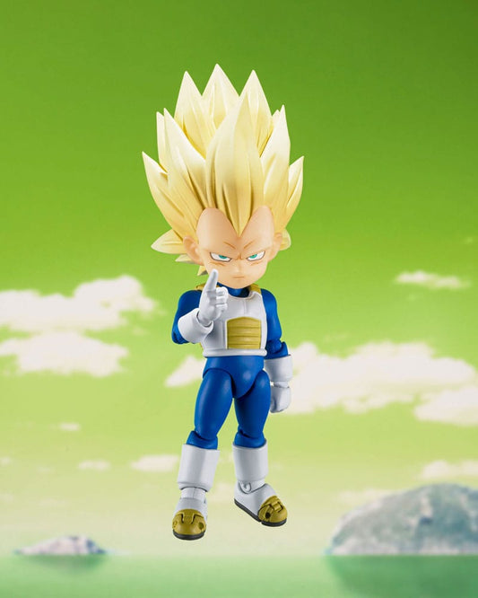 Dragon Ball S.H.Figuarts Action Figure Super Saiyan Level 3 Vegeta (mini) Daima 8 cm 4573102673480