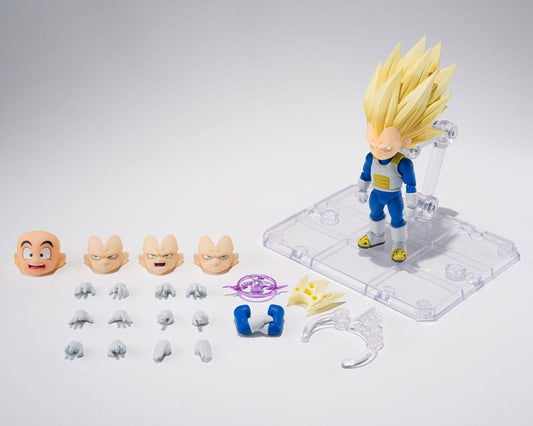 Dragon Ball S.H.Figuarts Action Figure Super Saiyan Level 3 Vegeta (mini) Daima 8 cm 4573102673480