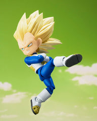 Dragon Ball S.H.Figuarts Action Figure Super Saiyan Level 3 Vegeta (mini) Daima 8 cm 4573102673480