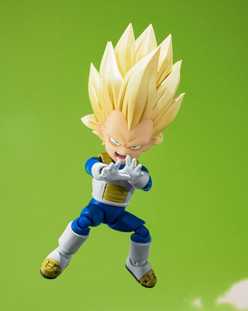 Dragon Ball S.H.Figuarts Action Figure Super Saiyan Level 3 Vegeta (mini) Daima 8 cm 4573102673480