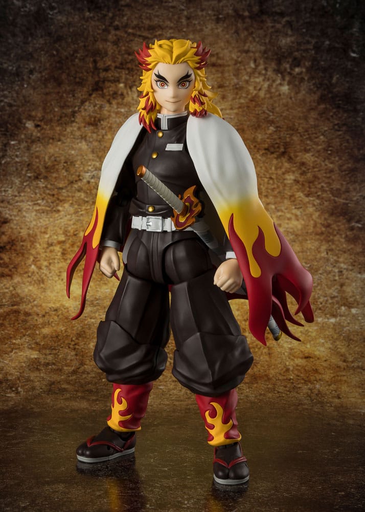 Demon Slayer: Kimetsu no Yaiba S.H.Figuarts Action Figure Kyojuro Rengoku 15 cm 4573102673596