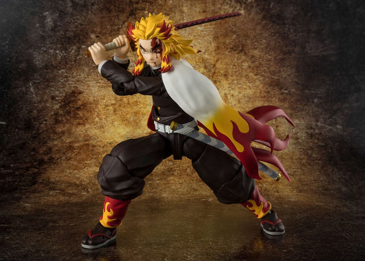 Demon Slayer: Kimetsu no Yaiba S.H.Figuarts Action Figure Kyojuro Rengoku 15 cm 4573102673596