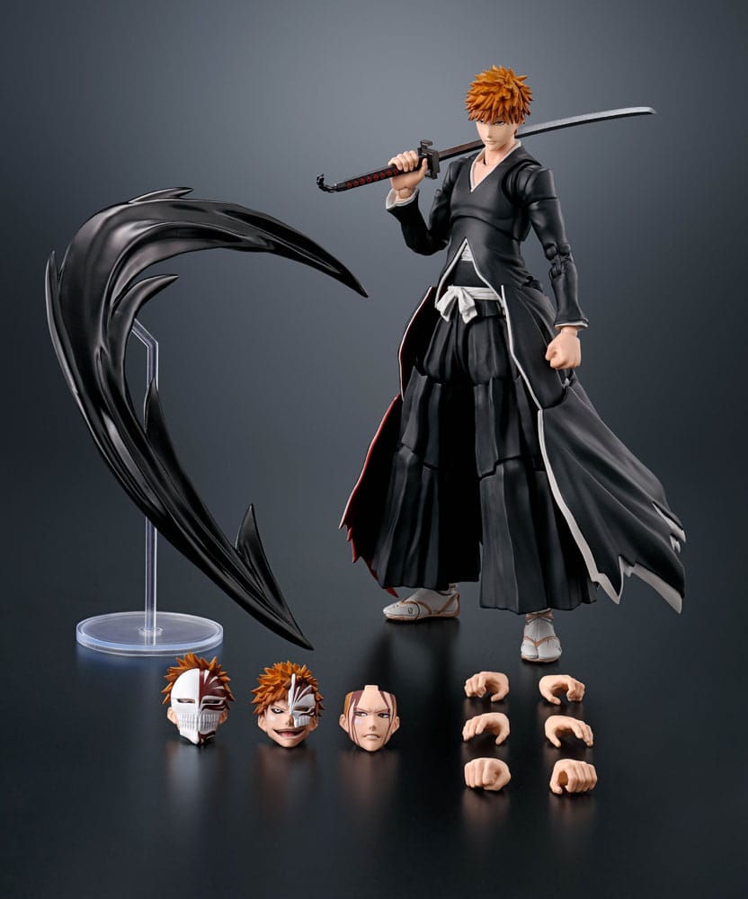 Bleach S.H. Figuarts Action Figure Ichigo Kurosaki Getsugatensho 16 cm 4573102673701