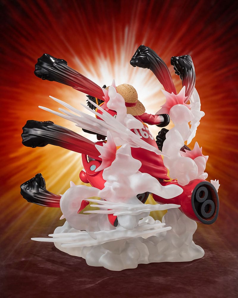 One Piece Figuarts ZERO Extra Battle PVC Statue Monkey D. Luffy -Gum Gum Hawk Gatling- 19 cm 4573102675040