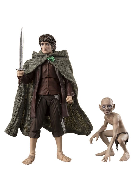 Lord of the Rings S.H. Figuarts Action Figures Frodo Baggins & Gollum 4573102675637