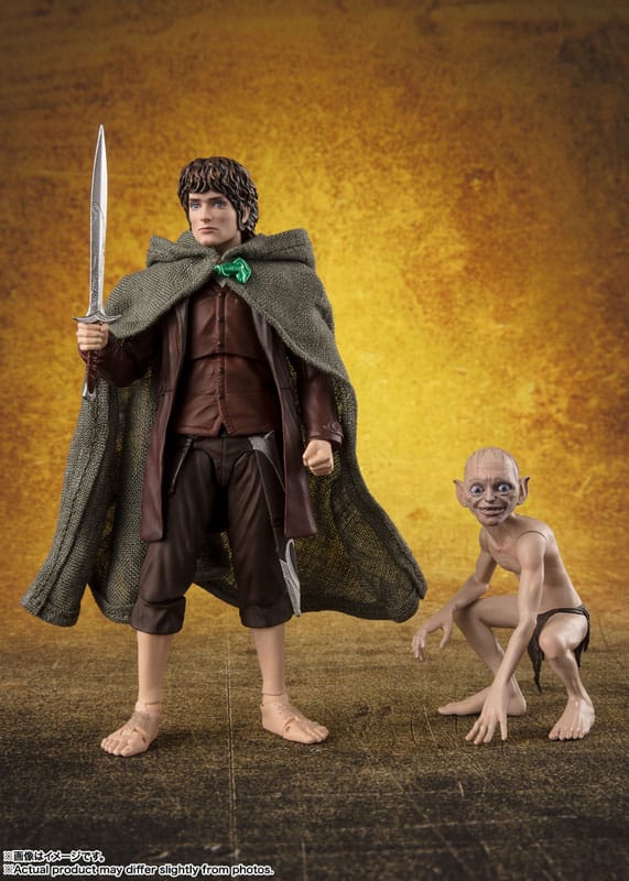 Lord of the Rings S.H. Figuarts Action Figures Frodo Baggins & Gollum 4573102675637