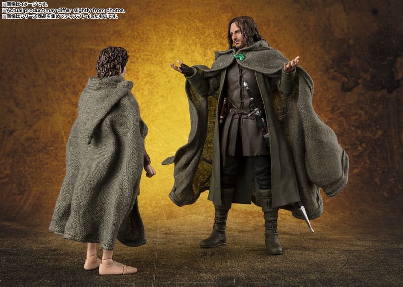 Lord of the Rings S.H. Figuarts Action Figures Frodo Baggins & Gollum 4573102675637