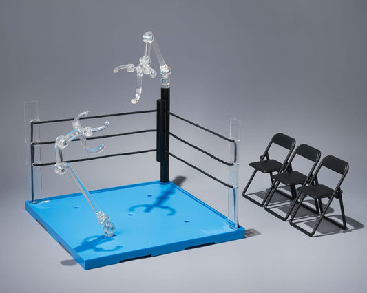 Tamashii Stage Action Figure Accessory Act Ring Corner & Folding Chair Set Neutral Ver. 4573102675668