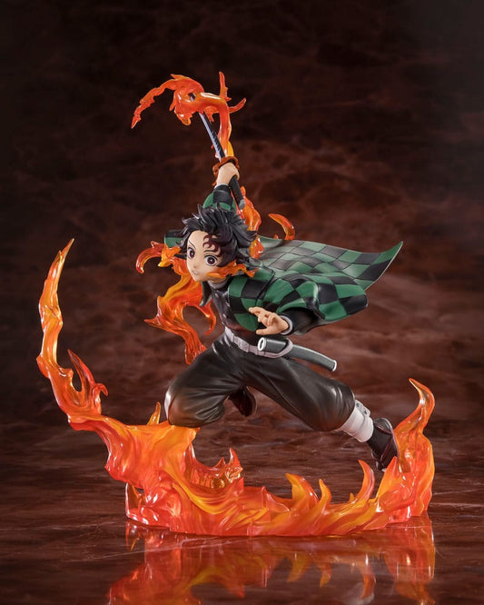 Demon Slayer: Kimetsu no Yaiba FiguartsZERO PVC Statue Kamado Tanjiro (Kyojuro Rengoku's Sword Guard Ver.) 19 cm 4573102676016