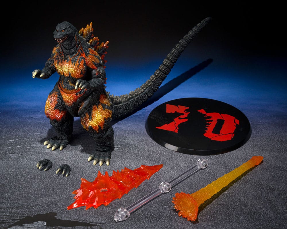 Godzilla vs. Destoroyah S.H. MonsterArts Action Figure Godzilla 1995 70th Anniversary Special Ver. 16 cm 4573102676078