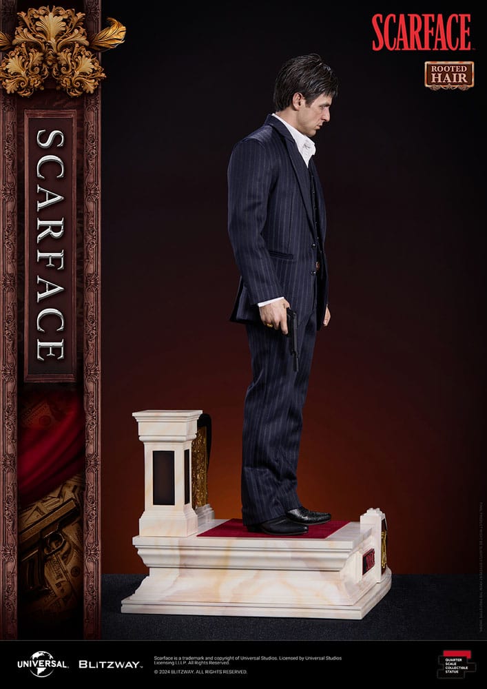 Scarface Superb Scale Statue 1/4 Tony Montana (Rooted Hair Version) 53 cm 8809321472280