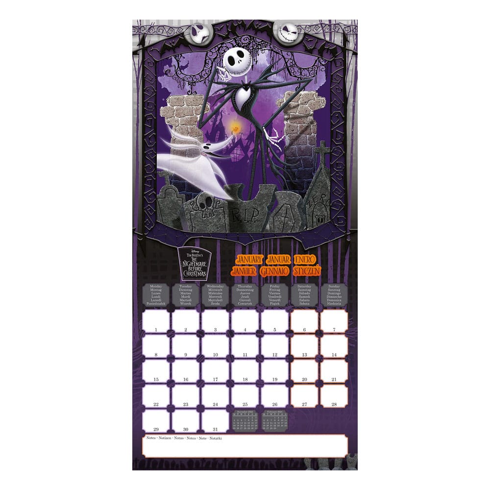 The Nightmare before Christmas Calendar 2024 9781804230503