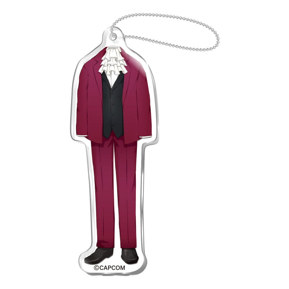 Ace Attorney Acryl Keychains Phoenix Miles Edgeworth 6 cm 4976219129961