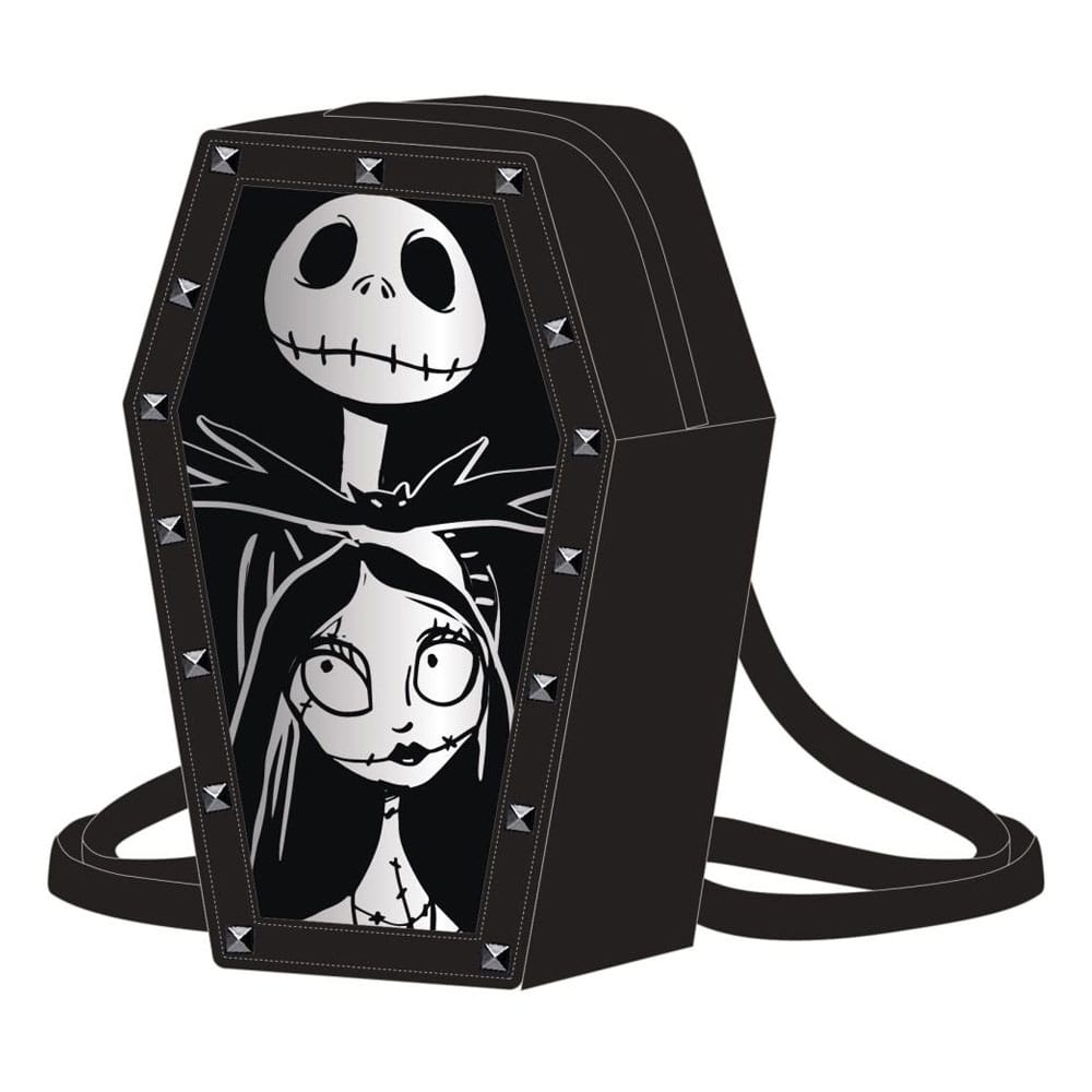 The Nightmare before Christmas Fashion - Faux Leather Backpack Jack Coffin-shaped 8445484340587