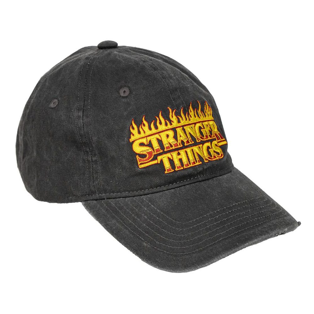 Stranger Things Baseball Cap Logo Burning 8445484385106