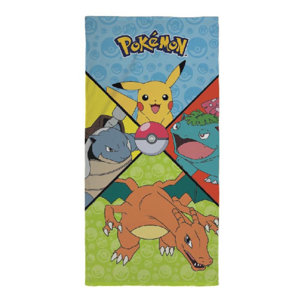 One Piece Premium Towel Starter Pokemon 70 x 140 cm 8445484396843