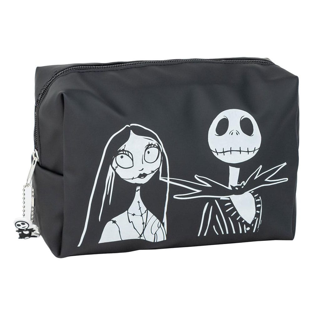 Nightmare Before Christmas Make Up Bag Jack & Sally 8445484385793