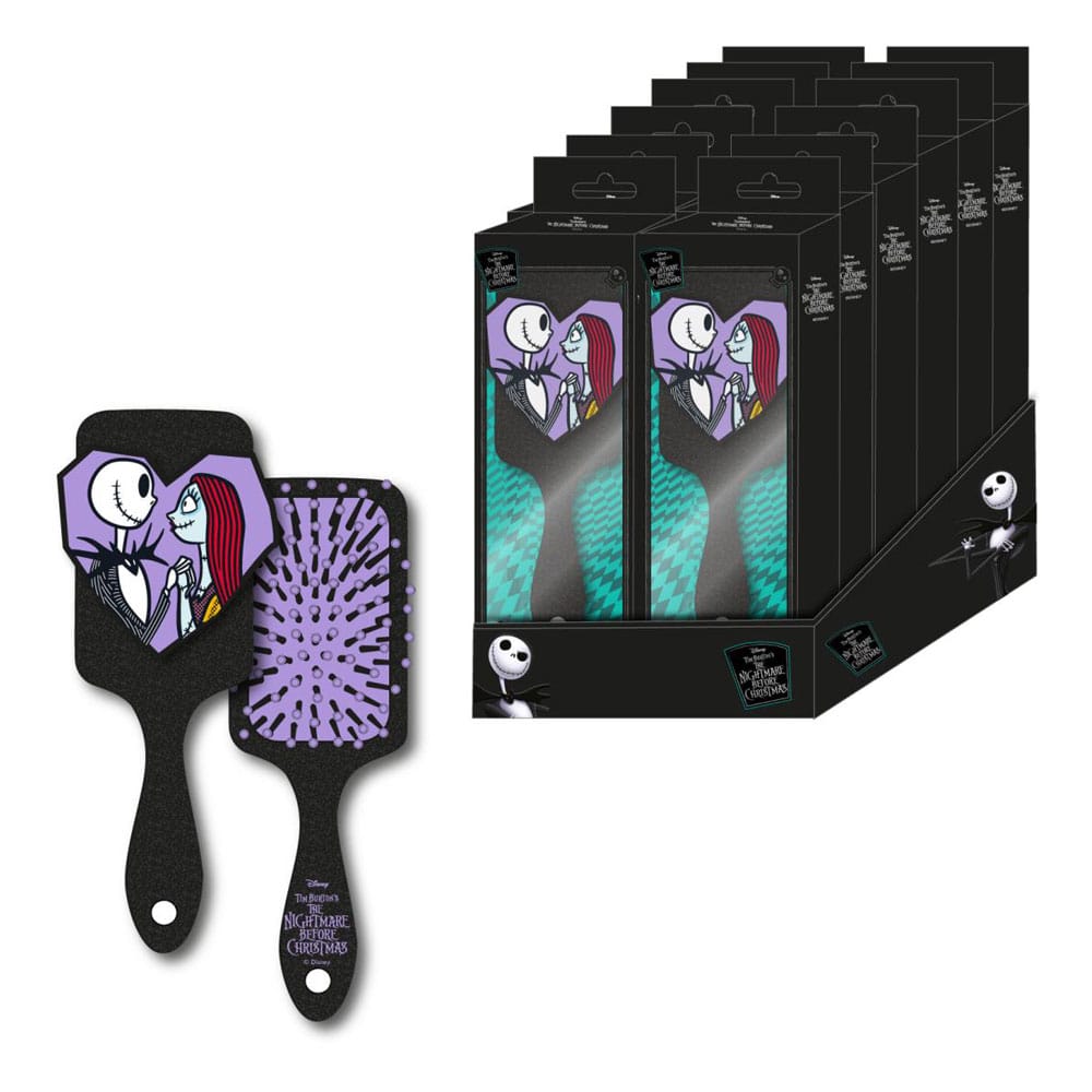 Nightmare before Christmas Hairbrush Jack & Sally 8445484385885