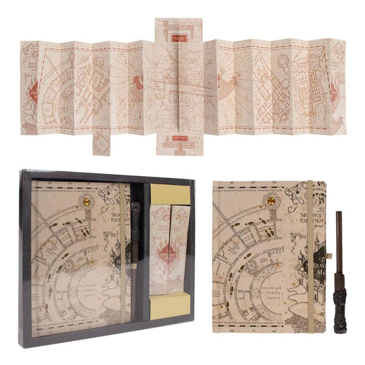 Harry Potter Stationery Set Marauder's Map 8445484450507