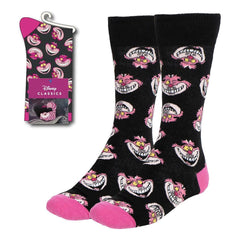 Disney Socks Alice in Wonderland Cheshire Cat Faces 36-43 8445484435979