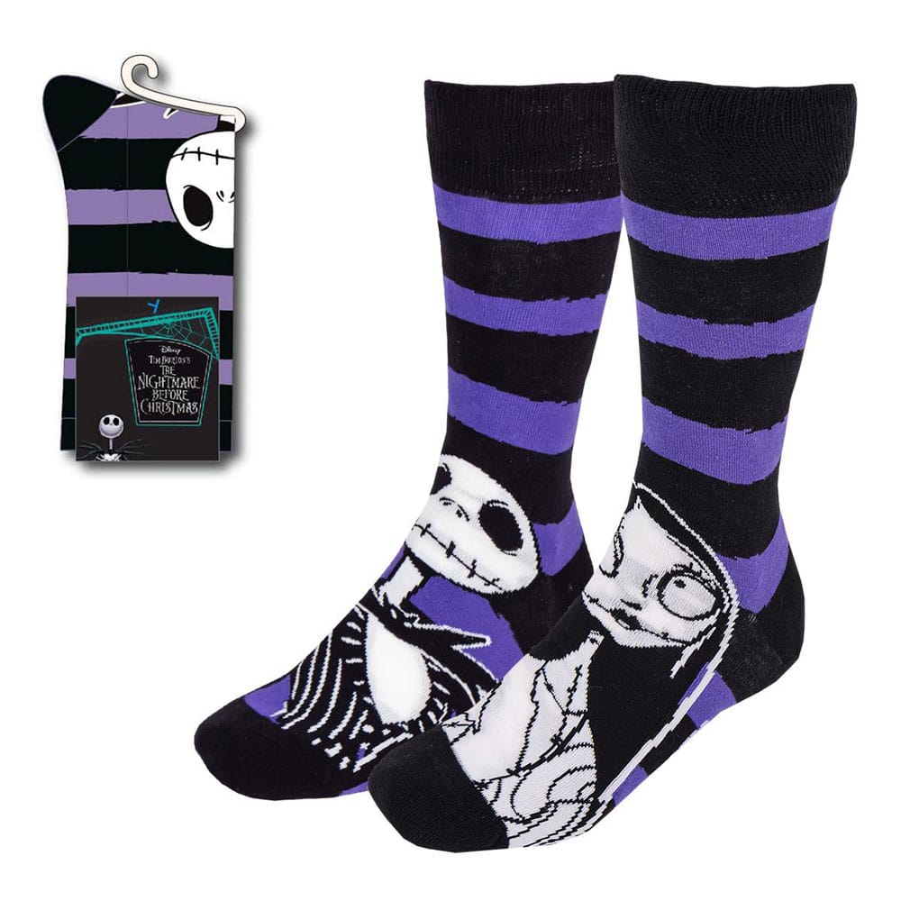 Nightmare before Christmas Socks Jack & Sally 38-45 8445484436013