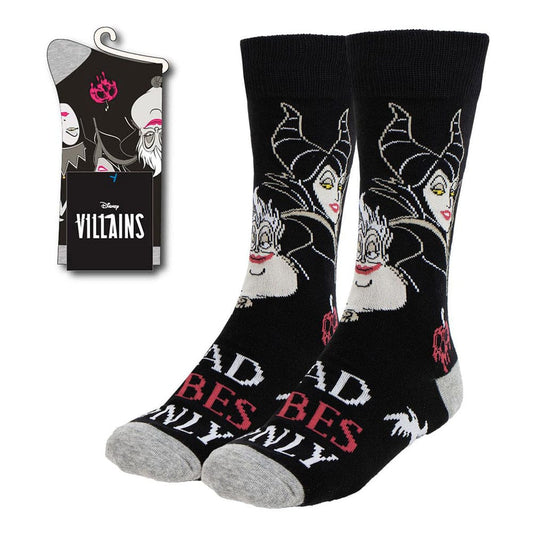 Disney Villains Socks Bad Vibes Only 36-43 8445484436068