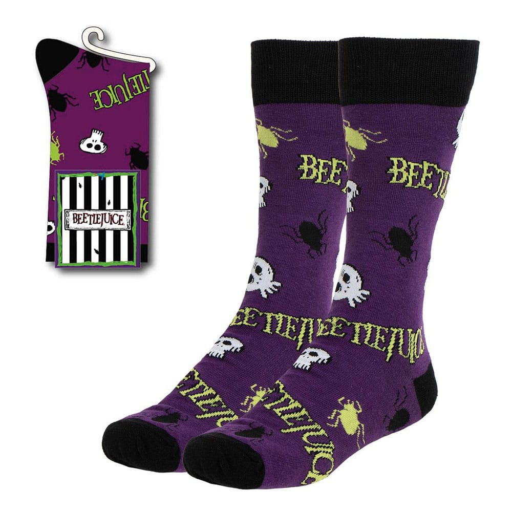 Beetlejuice Socks Purple 38-45 8445484436525