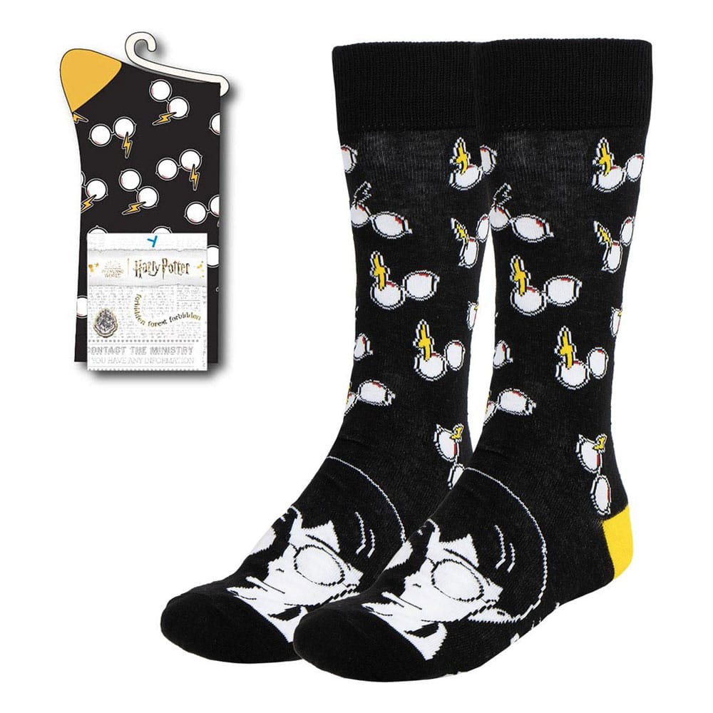 Harry Potter Socks Harry Black and White 38-45 8445484447194