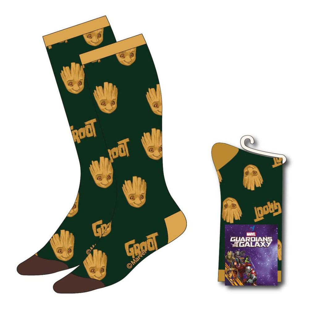 Guardians of the Galaxy Socks Groot´s Face 38-45 8445484457001